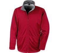 Veste softshell Result Core pour homme, 3 couches BC904 (S) (Rouge)