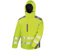 Veste softshell - Result - Dynamic Softshell Coat - Haute visibilité - Jaune - Classe 2 L