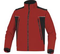 VESTE SOFTSHELL ROUGE DELTA PLUS 3 COUCHES LAMINÉES ORSA - ORSARN0 54/56 (XL)