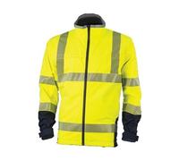 Veste Softshell STATION ACCESS HI-VIZ jaune fluo/bleu marine TL - - 7STAYL