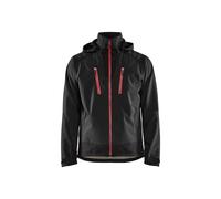 Blakläder Veste softshell 47492513 – déperlante stretch – Noir/Rouge Taille XXXL