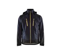 Veste softshell BLAKLADER Déperlante T.S - MARINE FONCE/JAUNE - 474925138635-S Jaune G