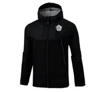 Veste Softshell Super.natur-al, Jacket de Pluie Légère, Pluie Manteau Automne Hiver Jacket, Vintage(Black,S)