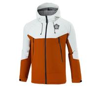 Veste Softshell Super.natur-al, Jacket de Pluie Légère, Pluie Manteau Automne Hiver Jacket, Vintage(Orange,3XL)