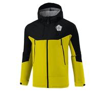 Veste Softshell Super.natur-al, Jacket de Pluie Légère, Pluie Manteau Automne Hiver Jacket, Vintage(Yellow,M)