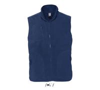 Sol's Gilet polaire sans manches Norway – Mixte – Col montant doublé, anti-bouloche – Marine M