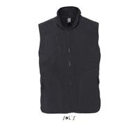 Sol's Gilet polaire Norway Mixte sans manche Col montant doublé Anti-bouloche Anthracite L