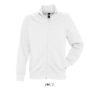 Veste - Sol's - Sundae - Blanc - Molleton 280 - Col montant - Manches raglan L