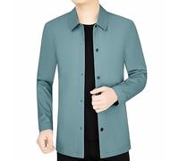Veste sport slim fit for homme, vert léger et tendance, simple et décontracté, idéal for le quotidien ou les voyages(XL)