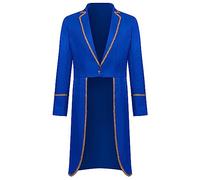 Veste Steampunk Homme Manches Longues, Veste Queue De Pie Homme Vintage Chic Manteau Cosplay Gothique Coupe Ample Médiévale Décontracté Cour Tempérament Blousons Pour Renaissance Carnaval De Scène