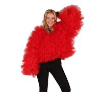 Veste Sugar Babe Froufrou Tulle Rouge Femme Rouge, Bordeaux