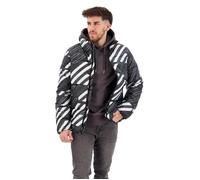 Veste Superdry A4-Padded - Black AOP - Homme - Fermeture zippée - Poches - Poignets et ourlet élastiqués XXL