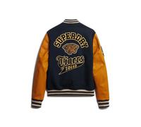 Superdry Vintage Patched Varsity Jacket Bleu XL Homme