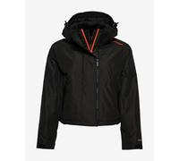 Veste Superdry Code Windcheater noir orange femme - S