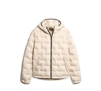 Superdry Short Quilted Puffer Jacket Beige XL Homme