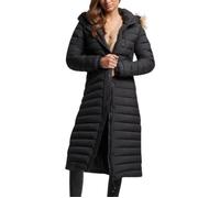 Veste Superdry Fuji Hooded Longligne Noire Femme XS