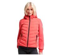 Veste Superdry Hood Storm Hybrid Padded JKT - Rose Actif - Femme S