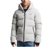 Veste Superdry Hooded Boxy Puffer Gris Homme M