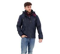 Veste Superdry Mountain Windcheater - Nordic Chrome Navy - Homme - Tissu Ripstop - Capuche ajustable XXL