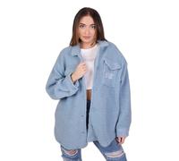 Veste surchemise type pilou basic femme Project X Paris Bleu L
