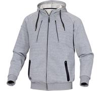 Veste sweat molleton gris clair T3XL DELTA PLUS ANZIOGR3X