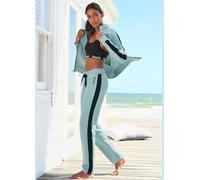 Veste sweat veste d'intérieur sportive à glissière - Bench. Loungewear - menthe-noir MENTHE-NOIR 58/60