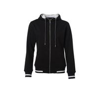 Veste Sweat Zippée À Capuche - Femme - Jn775 - Noir