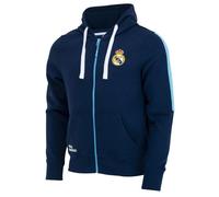 Veste Sweat zippée - REAL MADRID - Homme - Bleu - Manches longues - Football L