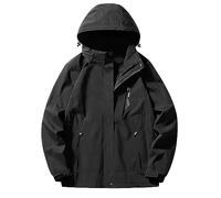 Veste Tactique Femme Militaire Airsoft Softshell Doublée Polaire à Capuche Outdoor Randonnée Chasse Manteau Hiver Blouson Imperméable Respirant Manteau avec Capuche Parka de Cyclisme Veste