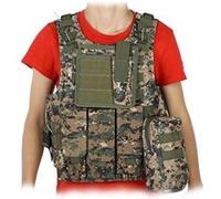 Veste Tactique Multipoches Camouflage Gilet