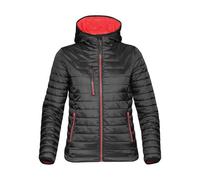 Veste Technique Doudoune Femme - Afp-1w Noir True Red