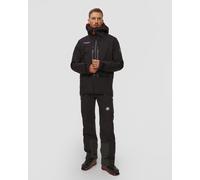 Veste Technique Noire Pour Hommes Mammut Eiger Free Pro Hs Hooded Jacket Men 101030331-1