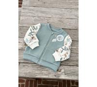 Veste teddy bébé en molleton alma bleu 36M(97CM)