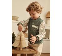 Veste teddy bébé en molleton merlin kaki 18M(81CM)