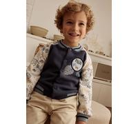 Veste teddy bébé en molleton ultra chaud félintrépide bleu 12M(74CM)