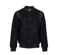 Veste teddy en laine noire