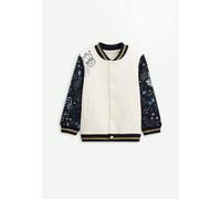 Veste teddy en molleton belle de nuit bleu 2A