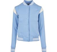 Urban Classics Veste de survêtement Inset College Universitaire Femme Clearwater/Sable Blanc XS