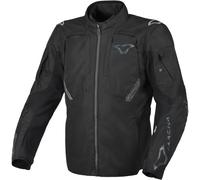 Veste textile de moto imperméable Macna Notch Solid, noir, 2XL