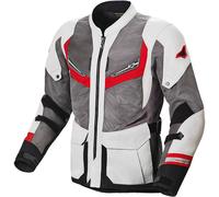 Macna Aerocon NightEye Veste textile de moto, rouge, taille XS pour homme