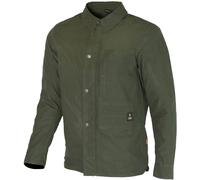 Merlin Broughton Organic D3O Chemise de moto, vert, taille M pour homme