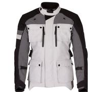 Merlin Solitude D3O Veste textile de moto, noir-gris-blanc, taille L pour homme
