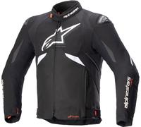 Alpinestars T-GP R V3 Drystar Veste textile de moto imperméable, noir-blanc, taille 3XL pour homme