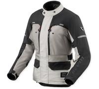 REV'IT! Veste moto Outback 5 H2O Lady – Imperméable Textile – Argent/Noir 36 Femme