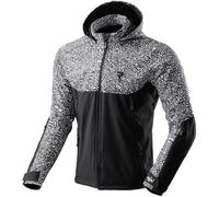 Rebelhorn Slash Softshell Veste textile moto imperméable, noir, Taille 6XL
