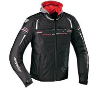 Veste textile IXON DUAL noir-blanc-rouge XXL