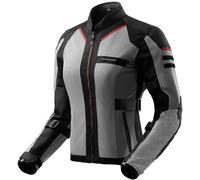 Veste textile moto Rebelhorn Scandal 3 pour femmes, noir/gris/rouge, XL