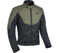 Veste textile pour moto Oxford Delta, noir/vert, 4XL