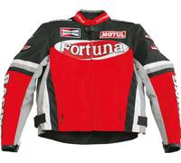 Veste textile SPIDER FORTUNA noir-rouge XL