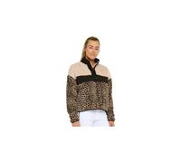 Veste thermique dharco sherpa leopard femme